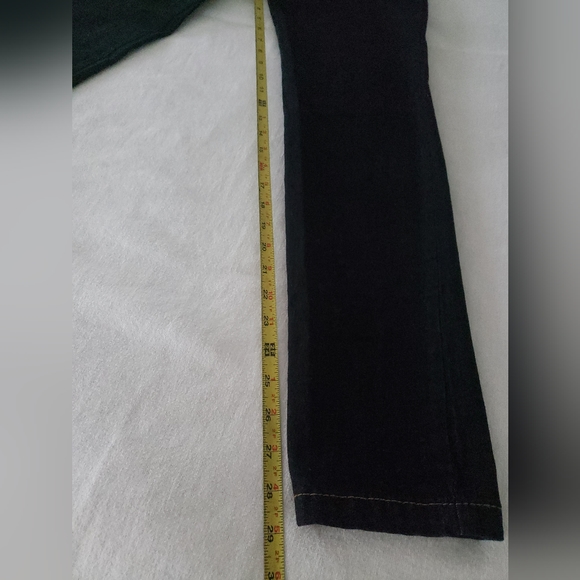 Gracia denim Maternity pull on skinny jeans black NWOT size 4 - Picture 12 of 14